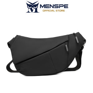 MENSPE Mens Chest Bag Waterproof Shoulder Bag Outdoor Sports Bag Large Capacity Running Bag Casual Bag Cross Body Bag Outdoor Fitness Bag Phone Bag Travel Bag Business Bag