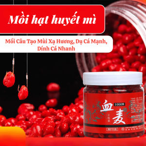 MỒI CÂU CÁ DẠNG HẠT XẠ HƯƠNG | COMBO 2 HŨ KHOẢNG 2000 HẠT | MỒI HẠT HUYẾT MỸ GIUN ĐỎ CHO AO HỒ SÔNG SUỐI