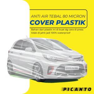 KIA PICANTO Transparan Body Cover Mobil PICANTO Sarung Mobil KIA PICANTO Mobil kia picanto kia visto agya lama ayla lama all new agya 2023 agya 2024 all new ayla 2023 ayla 2024 yaris lama yaris bakpao yaris bakpau jazz lama jazz idsi swift mirage splash