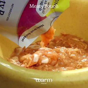 WA FOR  Meaty Pouch Value Set 12PCS /  (85g) Cat Food Treat (Wet / Snacks / Supplements)