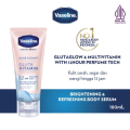Vaseline Hijab Bright Cooling Body Serum 180ml - Perawatan Tubuh All Day Radiant Long Lasting Fragrance. 