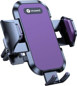VICSEED 2026 Upgrade Ultra Stable Car Phone Holder Mount [ Fall Off & Wont Break] Universal Air Vent Phone Mount for Car Easy Clamp Phone Holders for Your Car for iPhone 17 Pro Max 16 15 14 13