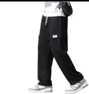 Celana Cowok Cewek Kargo Panjang Dewasa Model Boho Korean style