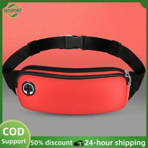 【HOSPORT】Lightweight Running Bag Waterproof Fashion Waist Pack Dual-Layer Sports Waist Pack Breathable for Fishing Travel Running【1-3 days delivery】