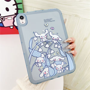 Cinnamo Kuromi Case For Apple iPad Pro Air 11 M2 M3 M4 A16 A17Pro 11th 10th 9th 8th 7th 6th 5th 4th 3rd Gen Mini 10.2 10.5 10.9 inch Tablet Kids Cute Cartoon Soft TPU Melody Back Cover
