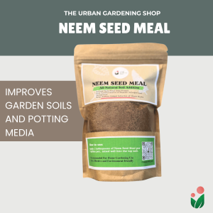 Neem Seed Meal - All - Natural Soil Additive Derived from Ground Neem Cake Powder - Contains Organic Substance called Azadirachtin that help eradicate Nematodes and other soil-borne pests