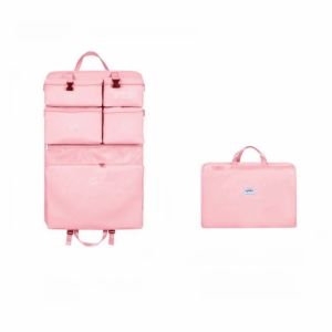 MMLUCK Large Capacity Luggage Organizer Pouch Foldable Hanging Packing Cubes Space Saving with Handle Suitcase Clothes Storage Bag Travel Accessories