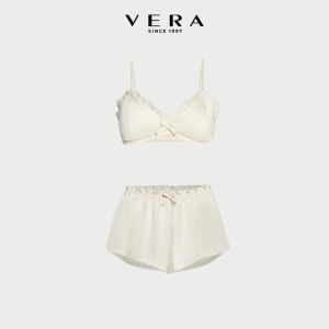 [New Collection - VRBCP 3] Bộ short Vera by Chipu satin trơn - C0041