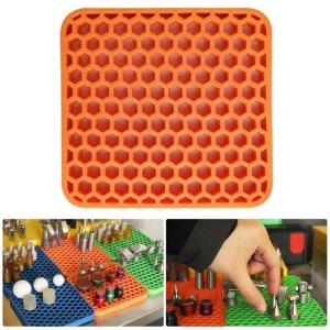 Chuck Head Replacement Organizers Silicone Holder Silicone Tool Head Storage Tray for Dents Repair tool Accessories