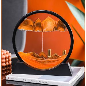 [LOẠI TO] Tranh Cát Chảy Chuyển Động 3D Trang Trí Hình Tròn Cực Chill DECOR TRANG TRÍ NHÀ CỬA PHÒNG KHÁCH BÀN LÀM VIỆC