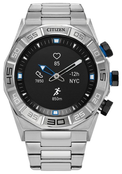 Citizen CZ Smart Gen 1นาฬิกาสมาร์ตวอตช์ไฮบริด44มม.,การติดตามอัตราการ ...