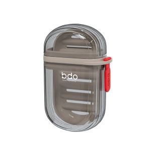 【Ready Stock+COD】 Plastic Soap Rack Portable with Cover Soap Holder High Quality Travel Case Soap Container Bathroom