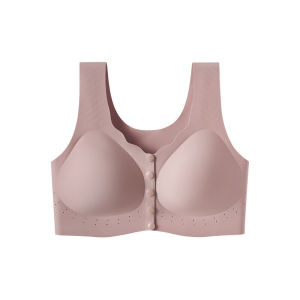 Comfortable Vest Cami Bra Breathable Front Closure Wirefree Easy Wear Womens Seamless Lingerie