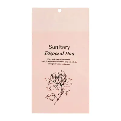 Sanitary Disposal Bags (200 pcs/pack) with Easy Peel & Seal Flap