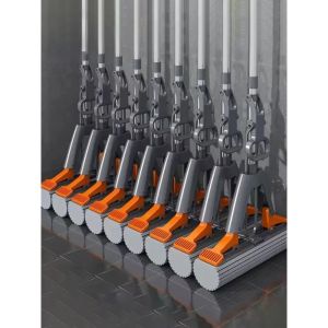 Collodion Mop ไม้ถูพื้นพับได้ ไม่ต้องใช้น้ำ ซักมือ บีบหัวสำลี เปลี่ยนกระเบื้องไม้ในบ้าน ทำความสะอาดบ้าน ไม้ถูพื้น