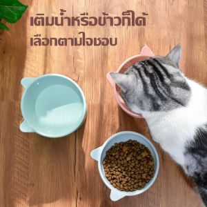 【Almost Best】COD ชามอาหารสัตว์ ทรงเอียง ชามอาหารหมา ที่ใส่อาหารสัตว์เลี้ยง