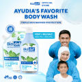 [Ayudia's Favorite] Biodef Sabun Mandi Jaga Skin Barrier Whitening Paket Pump 550ml dan Refill Pouch 400ml Sabun Mandi Cair Untuk Meredakan Jerawat Punggung, Back Acne, Minyak Pada Kulit, Sensitif, dan Kulit Kering. 