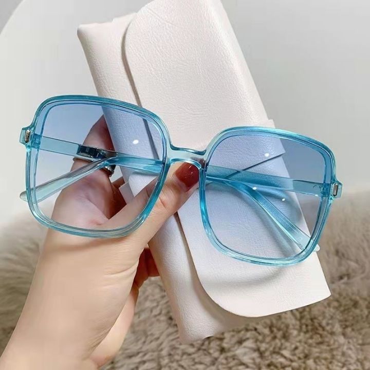 LIMRJ Oversize Square Anti Radiation Glasses for Men Anti-blue Light Eye  Glasses Frame for Women Vintage Retro Black Clear Big Eyeglasses Lazada PH