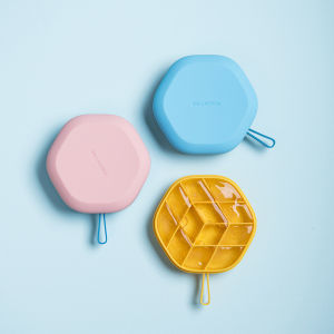 HKStorage Silicone Ice Cubes Tray Refrigerator Ice Cubes Maker 12 Grids DIY Safe Material Fruit Popsicle Ice Cream Mold For Home And Bar