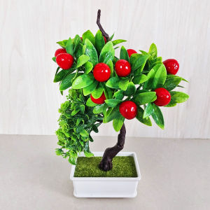 Unico PBP84 Tanaman Hias Buatan Pot Bunga Buah Mini Artificial Fruits Plant Ornamen Hiasan Dekorasi Ruangan Meja Rumah Outdoor Indoor COD