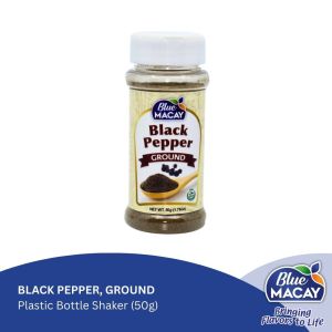 Blue Macay Black Pepper Ground in Bottle Shaker (50g)