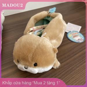 [COD] MADOU2 Dễ thương con Rái Cá Nhỏ Bút chì sang trọng trường hợp phim hoạt hình động vật búp bê bút Túi văn phòng phẩm lưu trữ trường cung cấp trường hợp bút chì sang trọng