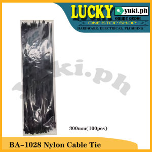 NYLON BA-1028 CABLE TIE (BLACK 100PCS/) SOLD PER PACK