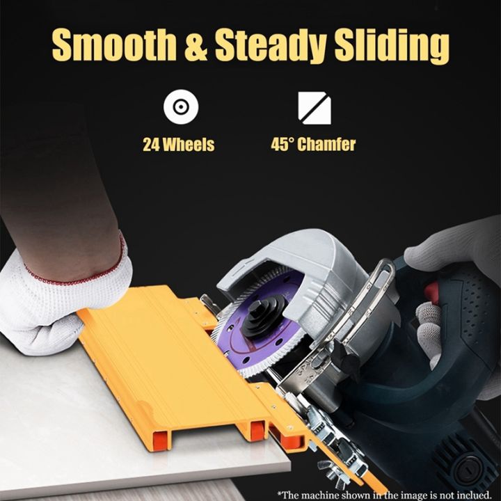 [frthrthrt]1 Piece 45 Degree Tile Chamfering Device Table Saw Guide ...