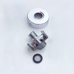 Faucet Adjustable Copper Angled Curved Foot Eccentric Screw Corner Tap Adapter Bathroom Hardware Easy Installation