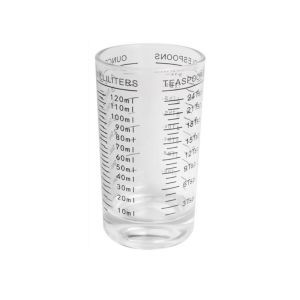 TRONICSER 4 Ounce/120ML with Scale Heat-resistant Bar Accessories Bartender Tools Jigger Measuring Cup Shot Glass