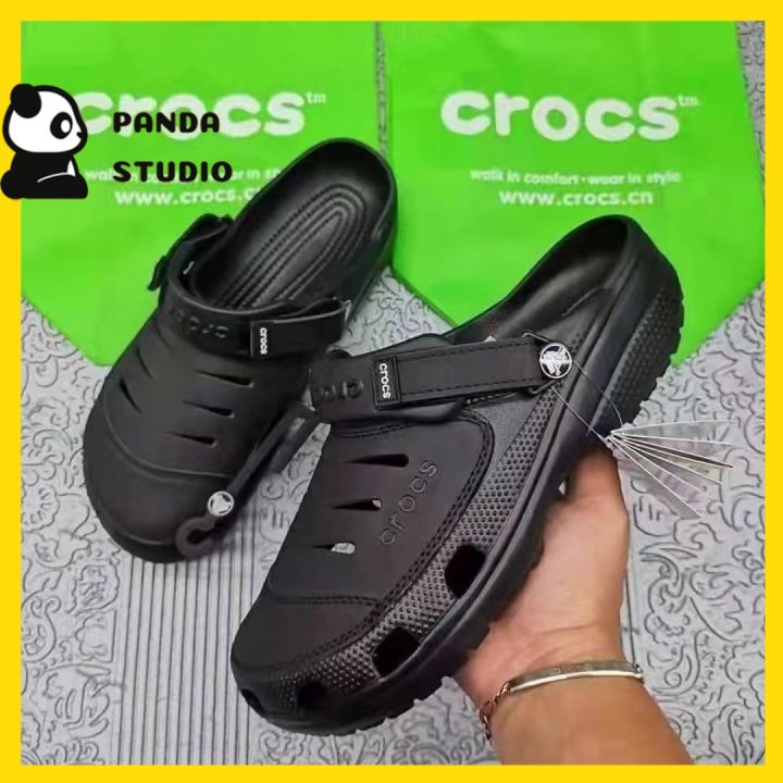 High Fashionable Standard Crocs Leather on Top for Men Lazada PH