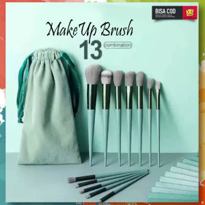 SHOPHOME - Brush Makeup 1 set 13 Pcs Lengkap Premium Lembut Tebal Kuas Rias Kecantikan Wajah TMW01
