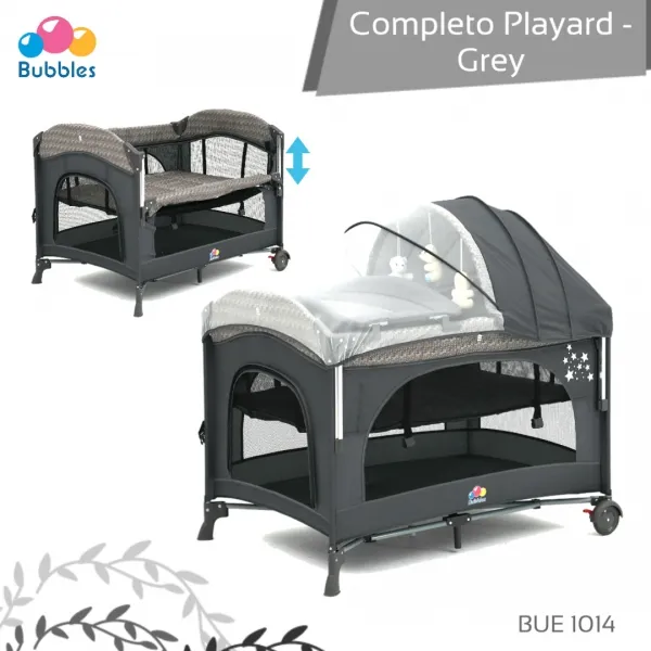 Bubbles Completo Infant Newborn Baby Playard/Playpen with Diaper