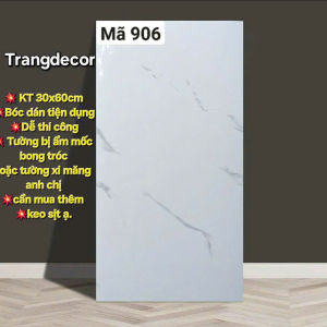 Combo 20 tấm xốp dán tường vân đá PVC kích thước 60x30cm có keo sẵn