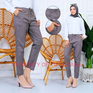 CELANA PANJANG WANITA BAGGY PANTS TERBARU/JOGGER COTTON STRECHT/ALL SIZE/KARET PINGGANG