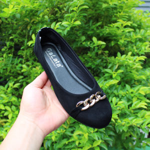 BLACK PANDA Wanita Flat Shoes RING POLA BULAT 37-40
