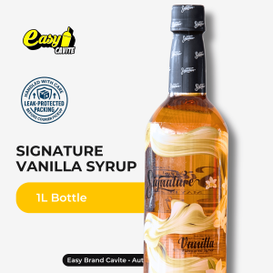 Easy Signature Vanilla Syrup 1L - New Flavor for Coffee Frappe Milk Tea [On Hand / Fast Ship]