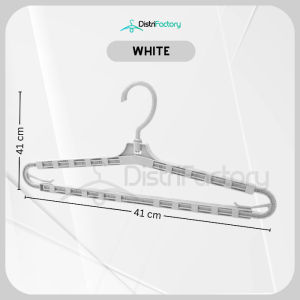 Retractable Clothes Hanger Plastic Seamless Extendable Rotatable Clothes Support For Towel Space Saver