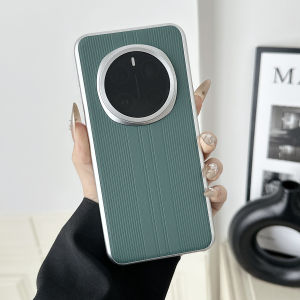 For Honor Magic 7 Pro Casing Stripe Leather Hard Phone Case Cover