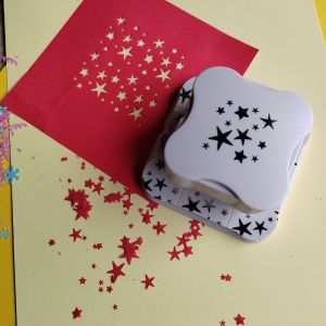 ZSDN MALL ic Paper Hole Punch Punching Machine Handmade Embossing Device School Supplies Labor-Saving Paper Cutter Scrapbooking