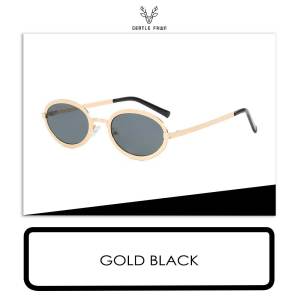 Gentle Fawn Kacamata Sunglasses Anti UV 400 Anti Silau Bahan Metal Style Oval Retro Fashion Wanita Trendy 006