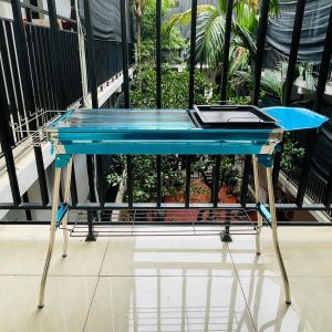 Bếp Nướng Than hoa Inox Gấp Gọn Hàng Cty Chính Hãng Bếp Nướng Gấp Gọn Dã Ngoại - Mẫu CH2
