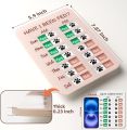 Dog Feeding Reminder, Dog Fed Sign Tracker -Daily Am/Pm Chart Slider Sign forFeeding and Pill Reminder, Easy to Use On Fridge Or Wall with Adhesive and Magnet,Pet Supplies. 