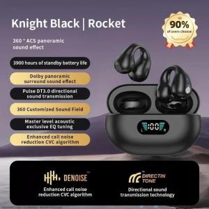 【จัดส่งรวดเร็ว】หูฟังไร้สาย บลูทูธ TWS 5.3 พร้อมระบบนำเสียงผ่านกระดูก หูฟังดีไซน์แบบหนีบหู ควบคุมด้วยระบบสัมผัส