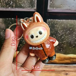 GANTUNGAN KUNCI SQUISHY LABUBU KARAKTER LUCU ISI 1 PCS/3PCS/5 PCS-METRO PERMATA STORE