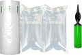 Packing Air Pillows for Shipping 300 Count Inflatable Packaging Air Bags with Pump, Purse Fillers for Shape Space Saving Air Cushion Package Alternative to Packing Peanuts, 3.54'' x 7.87''. 