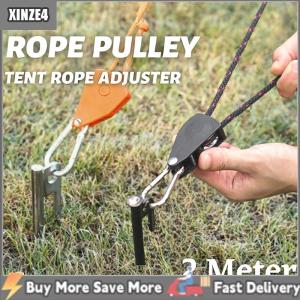 [COD] XINZE4 Ngoài trời cắm trại dây Lều dây ròng rọc điều chỉnh nâng dây