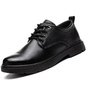Genuine Leather Work Safety Shoes Steel Toe Cap Indestructible Shoes Anti-puncture Industrial Shoes Waterproof Work Boots 2022