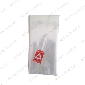 Plastik PP Lebar 28 Tebal 03 28x40 28x45 28x50 28x60 Kantong Plastik Bening Transparan