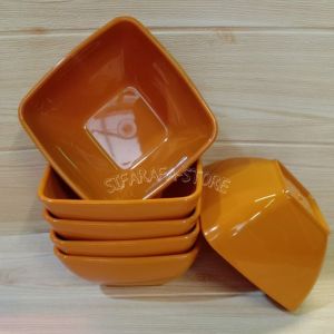 Baru!! 6pcs Mangkok melamin kotak Dinnerware/Mangkok Melamin tebal